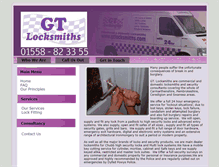 Tablet Screenshot of gtlocksmiths.co.uk